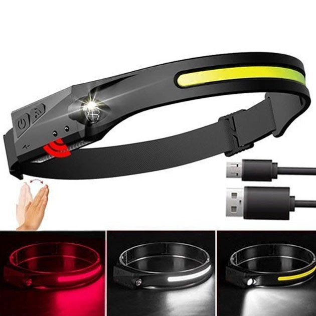 Головний ліхтар для активного відпочинку, Потужний акумуляторний ліхтар для риболовлі VB-69 Львів - фото 5