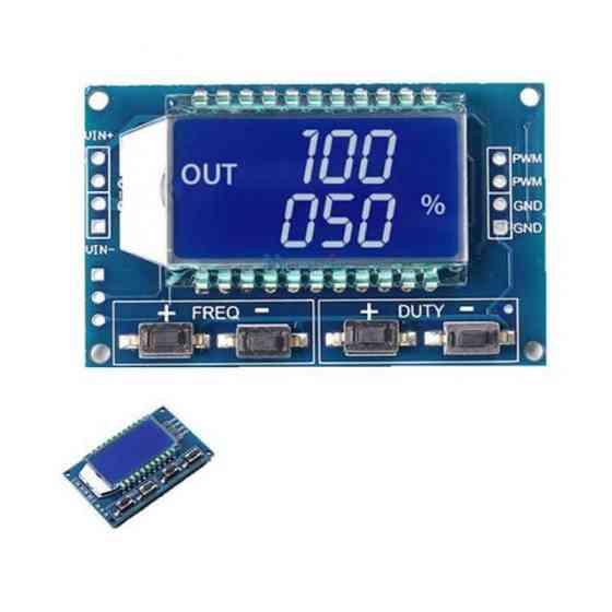 Генератор ШИМ сигналов XY-LPWM 1Гц-150КГц 3.3-30В модуль с ЖК дисплеем PWM Киев