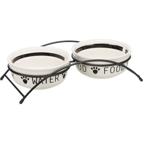 Миски Trixie Eat on Feet для собак, на металлической подставке, керамические, 15 см, 2х600 мл Киев - изображение 3