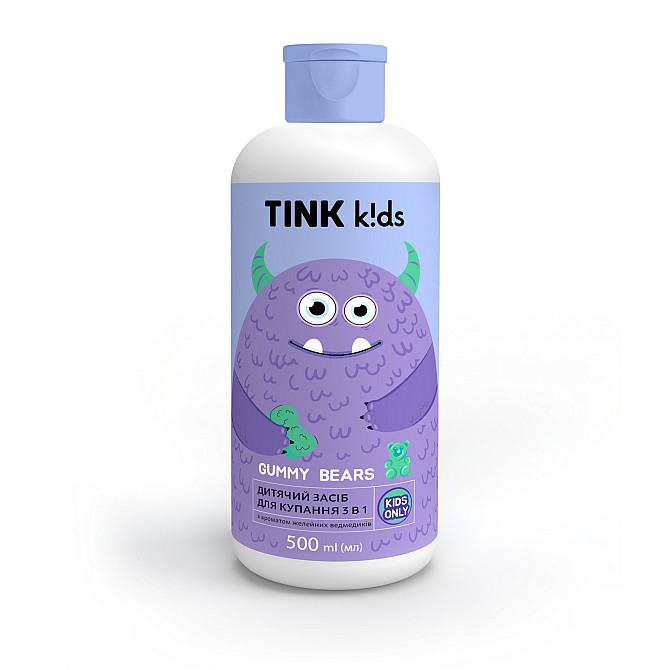 Дитячий засіб для купання 3 в 1 Gummy Bears kids Tink 500 мл Вінниця - фото 1
