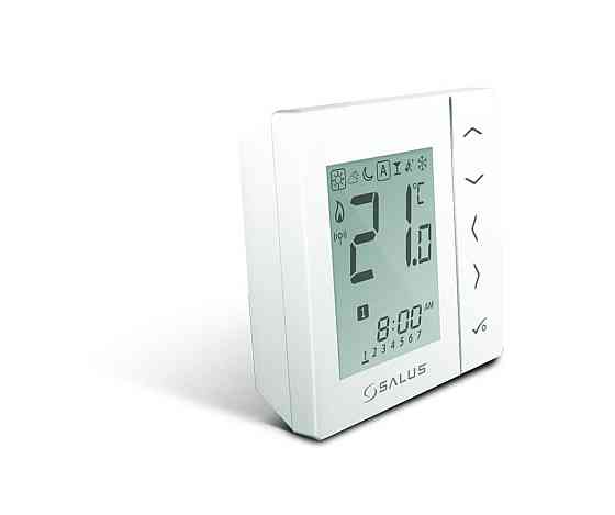SALUS VS20WRF Терморегулятор, бездротовий, 4xAAA, настінного монтажу (білий) Київ