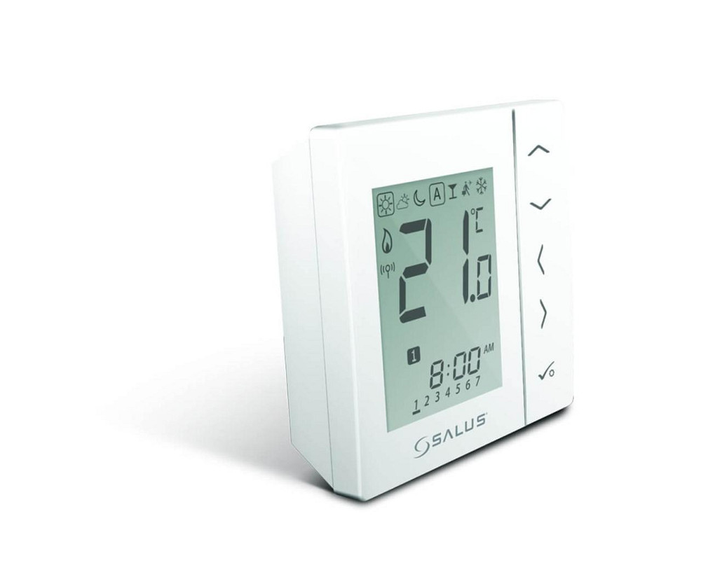 SALUS VS20WRF Терморегулятор, беспроводной, 4xAAA, настенного монтажа (белый) Киев - изображение 1
