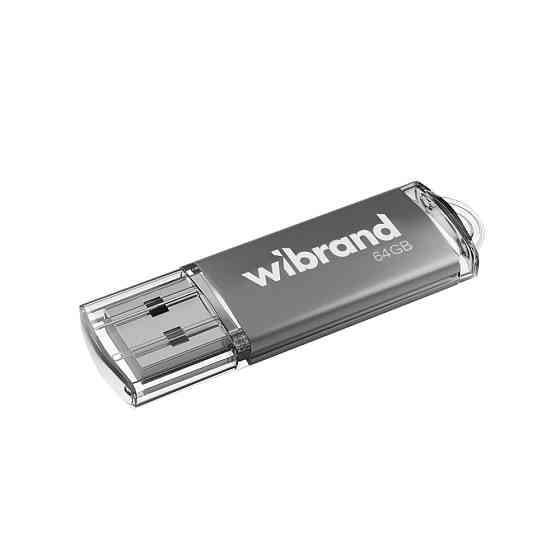 Флеш-накопитель Wibrand USB 2.0 Cougar 64Gb Silver Киев