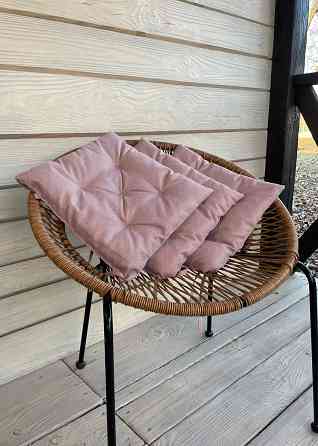 Подушка для стільців (38x38х5 см) Decorator Мальмо колір пудровий 84-111 Київ