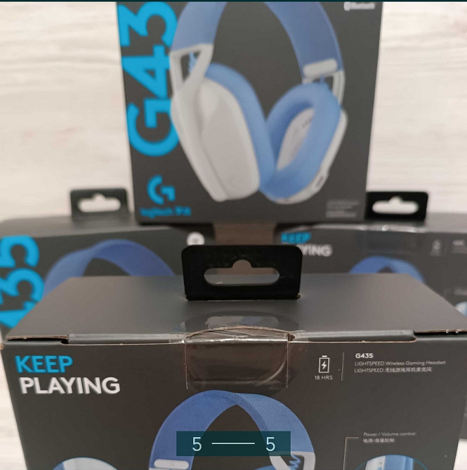 Наушники Беспроводные : Logitech G435 White / Белые. Харьков - изображение 1