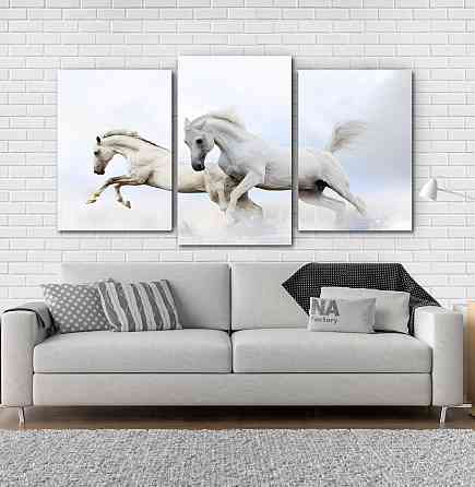Модульная картина Лошади Art-129_3 Киев