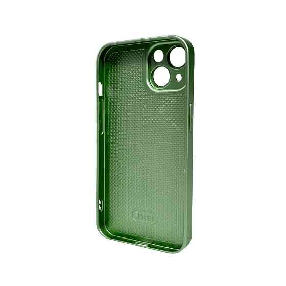 Чохол для iPhone 15 Light Green з матовою рамкою Київ