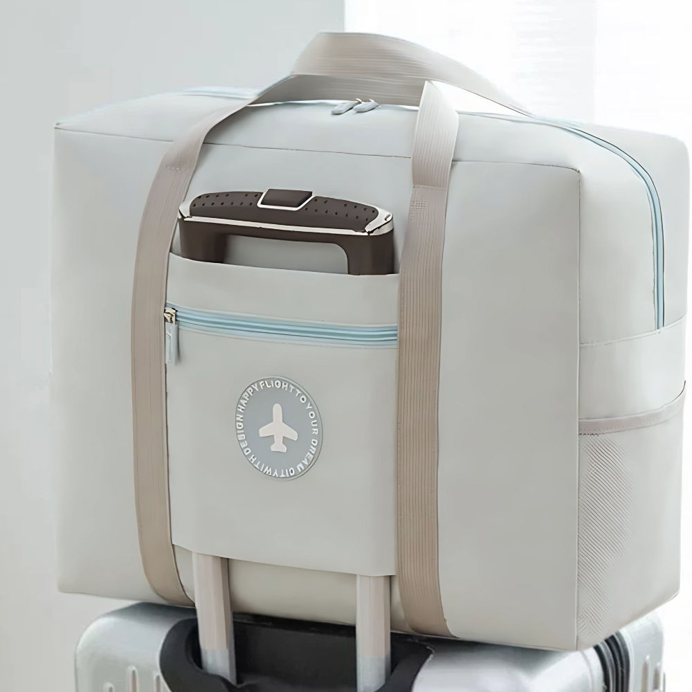 Сумка для подорожей, дорожня, портативна сумка для одягу, речей з відсіком для аксесуарів блакитна Кам'янець-Подільський - фото 3