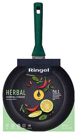 Сковорода RINGEL Herbal сковорода глибока 28 см (6806845) Київ