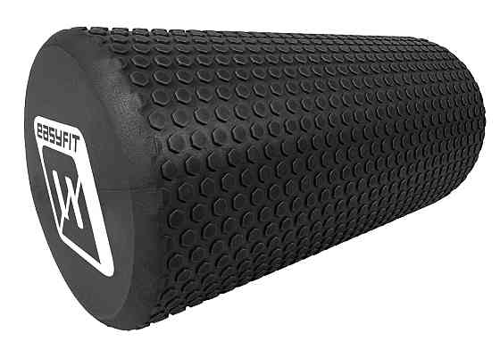 EasyFit Масажний ролик EasyFit Foam Roller 30 см Чорний Київ