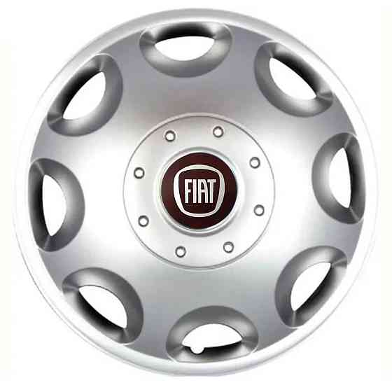 Автомобильные модельные колпаки R15 Fiat 300 4шт, SJS, серебряные Киев