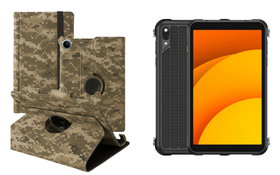 Чехол Spinner360 для планшета Ulefone Rugking Pad Pro, цвет Klasika Хаки Киев
