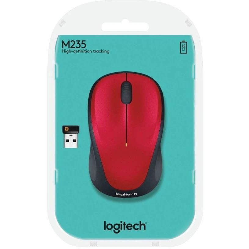 Миша бездротова Logitech M235 Red (910-002496)  Чорно-червоний Харків - фото 8