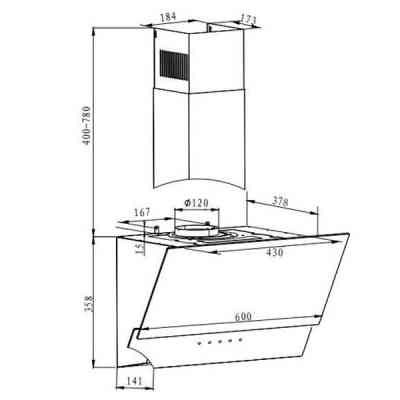 Витяжка кухонна Hansa OKP6547SH Вінниця