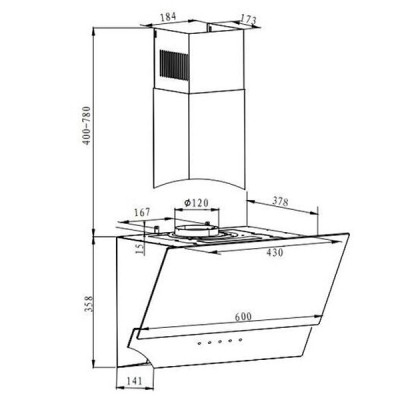 Витяжка кухонна Hansa OKP6547SH Вінниця - фото 3