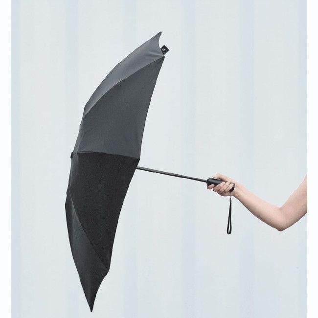Зонт с фонариком Xiaomi 90FUN Oversize Automatic Umbrella (Черный) Николаев - изображение 4