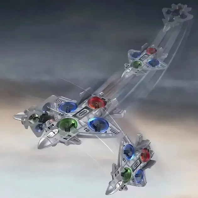 Самолет истребитель на радиоуправлении, с подсветкой, от USB, CZ35 / Радиоуправляемый самолет / Самолет на пульте / Коломыя - изображение 5