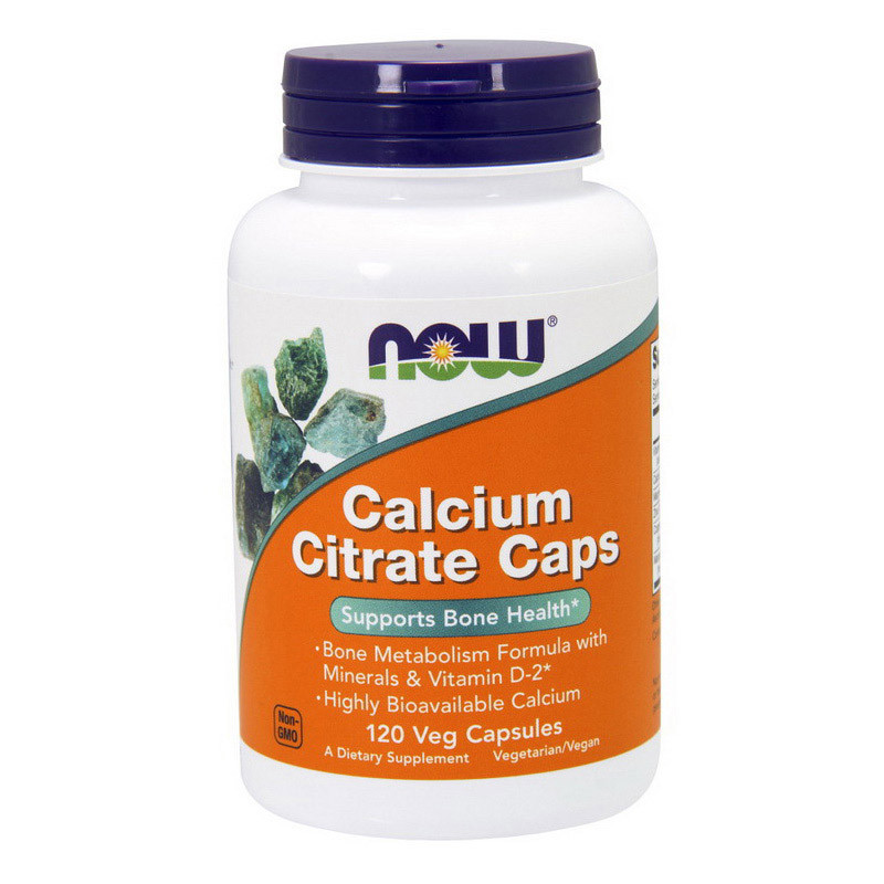 Цитрат кальцію NOW Calcium Citrate Caps 120 veg caps Луцьк - фото 1