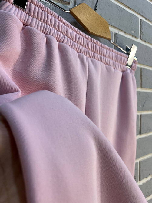 Штаны женские Pepper&mint 24-13 спортивные джоггеры резинка на талии утепленные розовые, розовый, L Киев - изображение 7