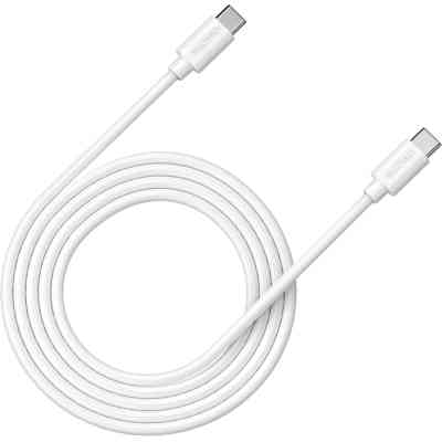 Дата кабель USB-C to USB-C 2.0m 100W 20V/ 5A white Canyon (CNS-USBC12W) Винница