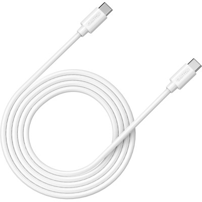 Дата кабель USB-C to USB-C 2.0m 100W 20V/ 5A white Canyon (CNS-USBC12W) Винница - изображение 1