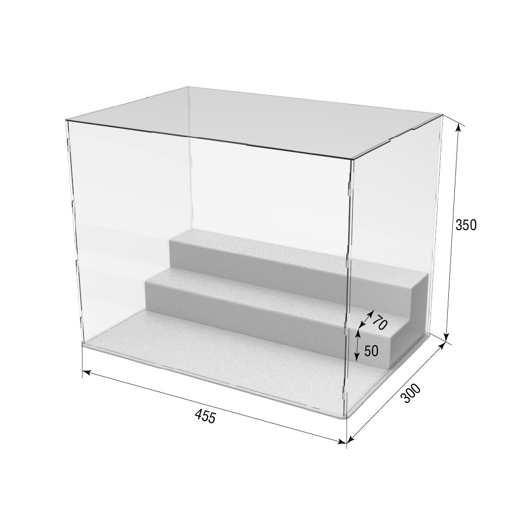 Товарна горка витрина EKOSTAR на 2 полки 455х300х350 Киев - изображение 3