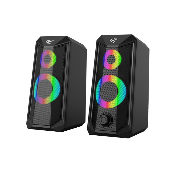 Акустична система 2.0 HV-SK202 3W*2 USB дротова чорний Havit Житомир - фото 2