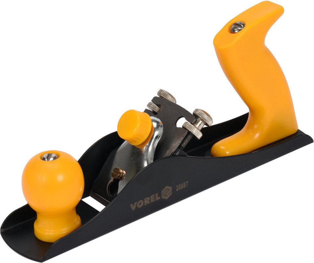 Рубанок столярний VOREL : L=235 мм, ніж- 44/1.8 мм, HRC 50-55, 65Mn, металевий корпус [30/540] Одеса - фото 1