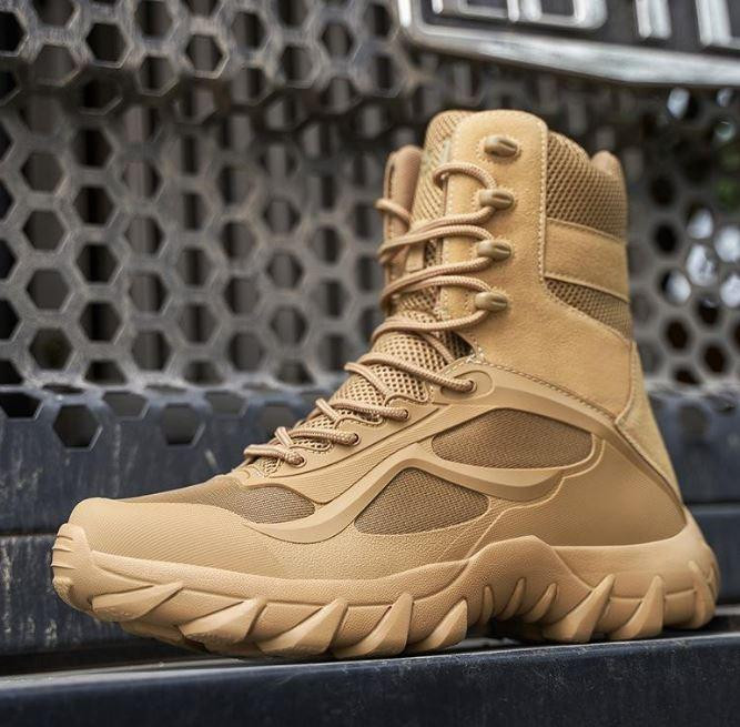 Тактическа ботинки койот Новые мужские военные ботинки, легкие высокие альпинизмовые, теплые дышащие мужские ботинки Одесса - изображение 8