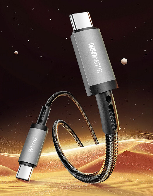 Кабель WIWU 60W Titanlink Series Charging Cable 1M Wi-C057 C-C Одеса - фото 4