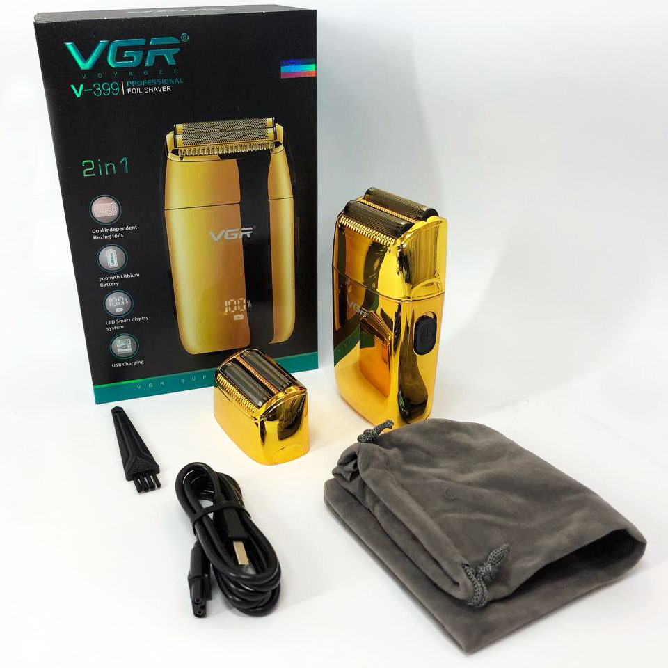 Електронна бритва для бороди VGR, Універсальний акумуляторний тример для бороди, Електробритва шейвер EQ-20 Львів - фото 6
