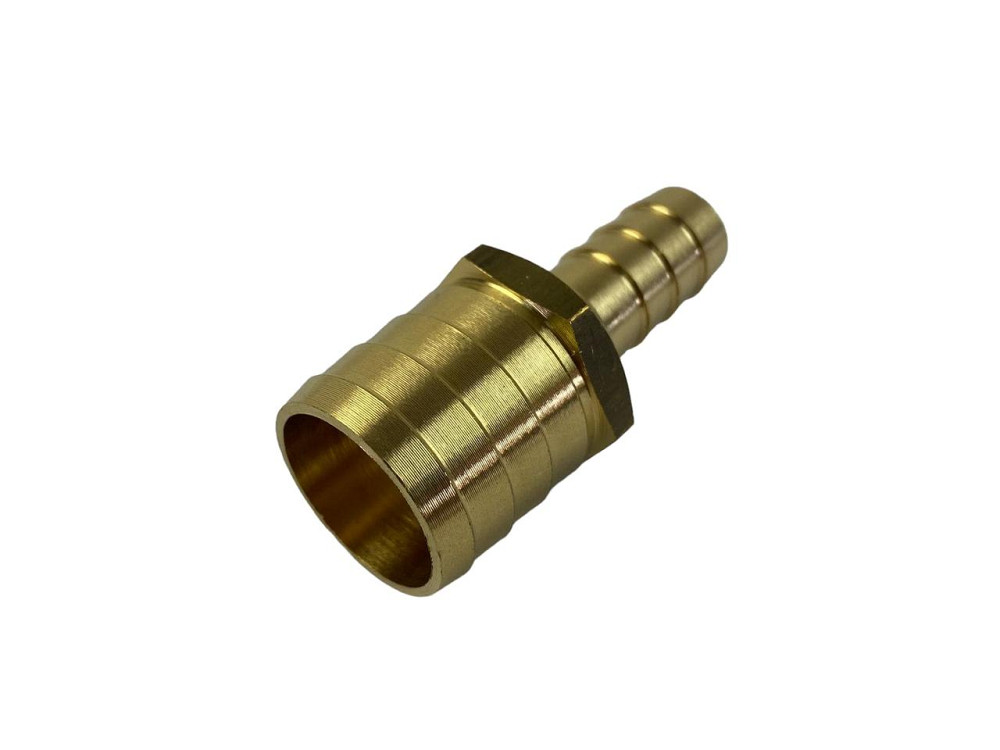 Перехідник шлангів обігрівача (D 22х12) латунь (прямий) Мукачево - фото 3