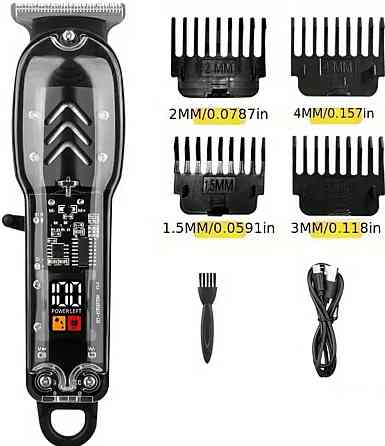 Электробритва триммер машинка для стрижки мужская usb аккумулятор. Киев