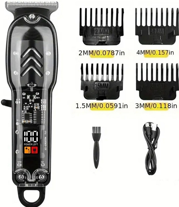 Электробритва триммер машинка для стрижки мужская usb аккумулятор. Киев - изображение 2