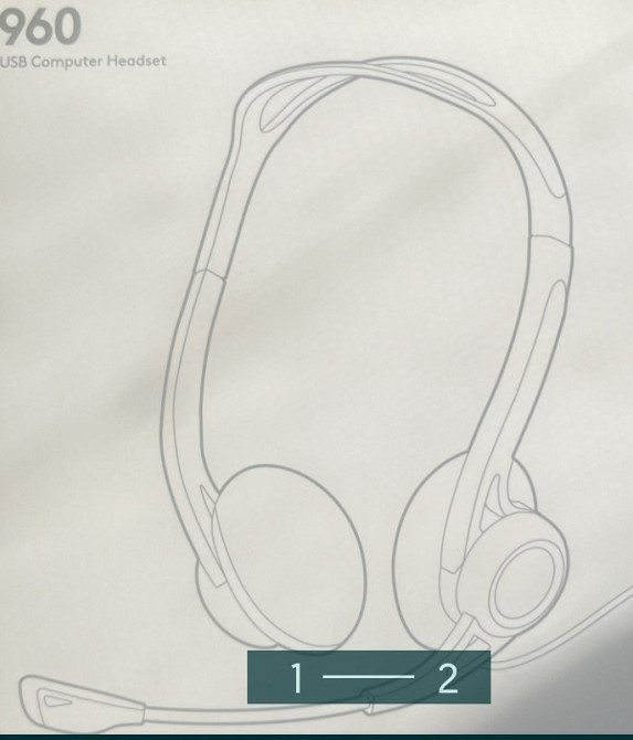 Наушники: USB Logitech.Чудові якісні навушники! Київ - фото 2