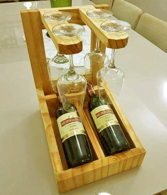 Настільна винна полиця "Стімі" каррі Миколаїв - фото 1