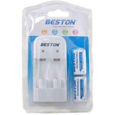 Зарядное устройство для аккумуляторов Beston BST-CD643 2slots for CR123A LiFePo + 2 аккумулятора CR123A (AAB1885) Винница