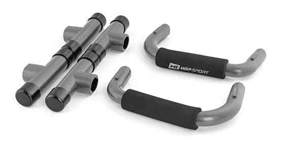 Упори для віджимань HS-P010PU для дому фітнесу і тренування грудних і плечових м'язів з міцною конструкцією Київ