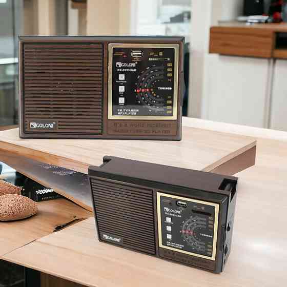 Мультидіапазонний акумуляторний радіоприймач GOLON RX-9933UAR з USB/TF, FM/AM/SW Одеса