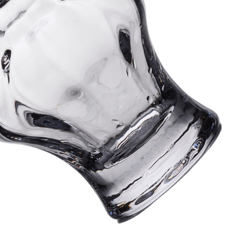 Прозрачная стеклянная ваза для цветов 20.5 см с подарком Киев - изображение 5