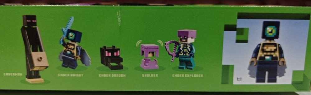 Конструктор LEGO Minecraft 21264 Дракон Енду і Корабель Краю. Київ - фото 1