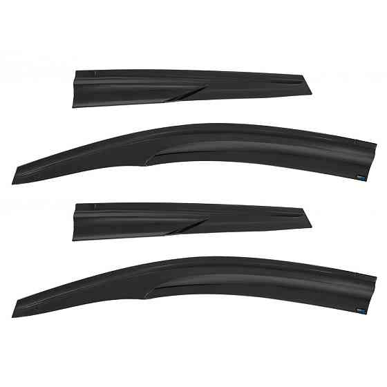 Дефлектори вікон (вітровики) Toyota Auris 2013-2017, 4шт, SunPlex, на скотчі Вінниця