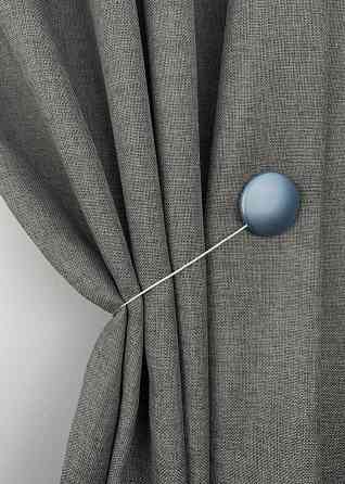 Магниты для штор и гардин Круг 2 шт Голубой (81-290) Киев