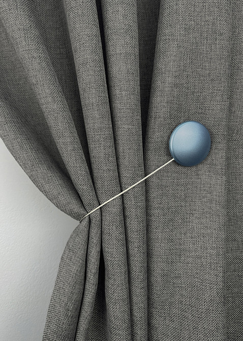 Магниты для штор и гардин Круг 2 шт Голубой (81-290) Киев - изображение 4