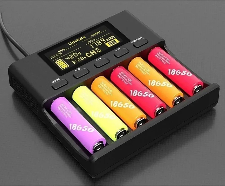 Универсальное зарядное устройство Liitokala Lii-S6 (6 каналов) с блоком питания Винница - изображение 6