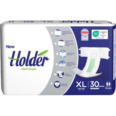 Підгузки для дорослих Holder Adult Diapers XL Extra Large 30 шт (8697405346660) Вінниця - фото 1