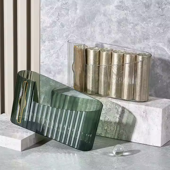 Настінний диспенсер для сміттєвих пакетів, зручний органайзер-тримач для пакетів, зелений Кам'янець-Подільський