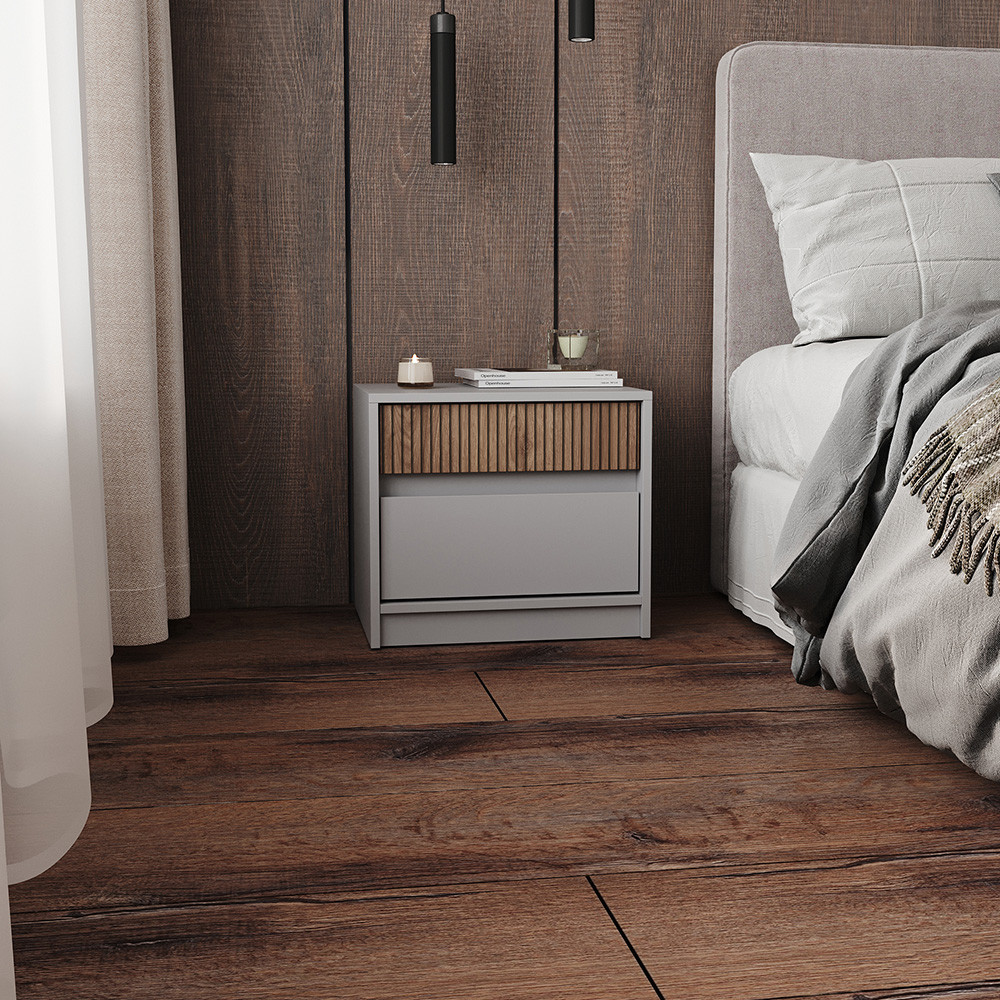 Тумба прикроватная Эверест Стайл 500 50,2х39х44,2 см Кашемир/Канелла (DTM-073574) Днепр - изображение 3