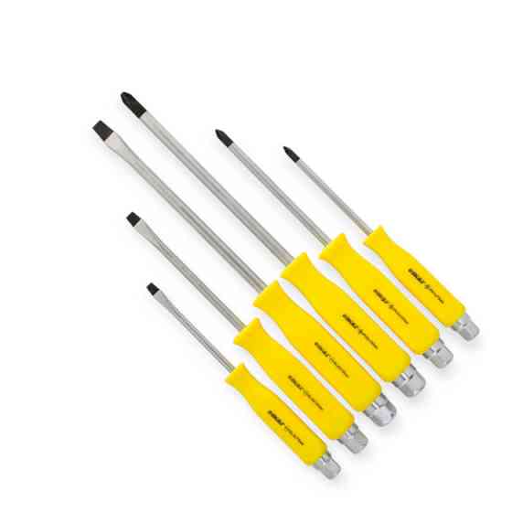 Набір ударних викруток 6 шт під ключ SL5,6,8 PH1,2,3 (пакет) Мукачево