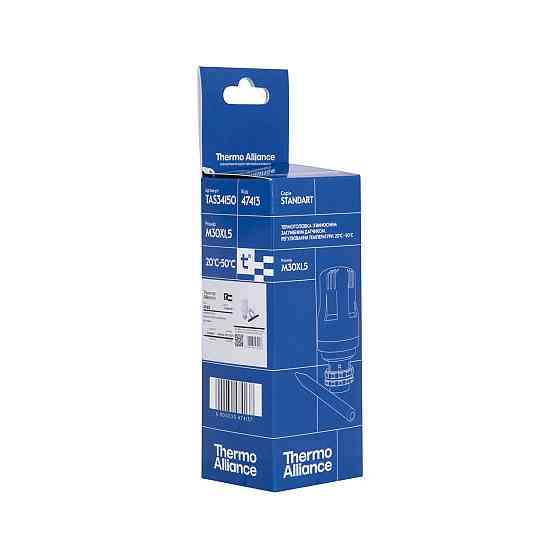 Термоголовка Thermo Alliance Standart М30х1,5 (20-50℃) с выносным датчиком TAS34150 Киев